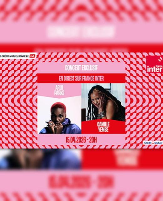 concert double affiche Arlo Parks et Camille Yembe