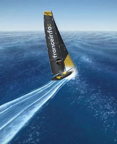 Visuel Vendée Globe virtuel franceinfo